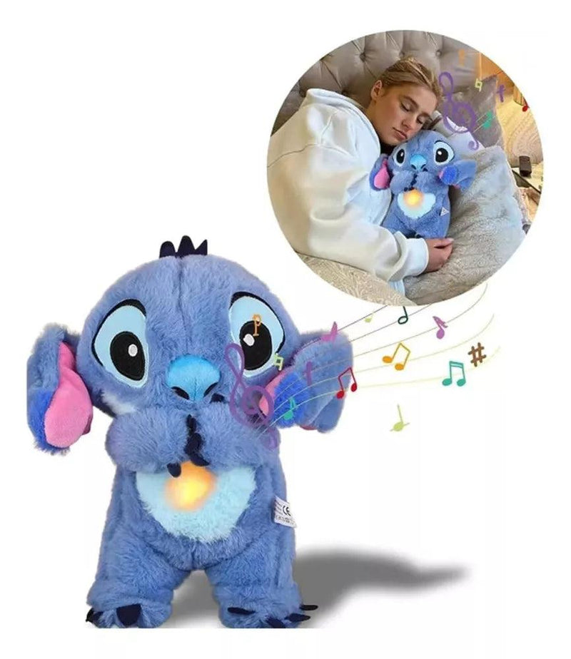 Pelúcia Stitch respirável que alivia estresse ConfortoMagico