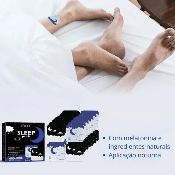 Adesivos auxiliadores do sono SleepEasy