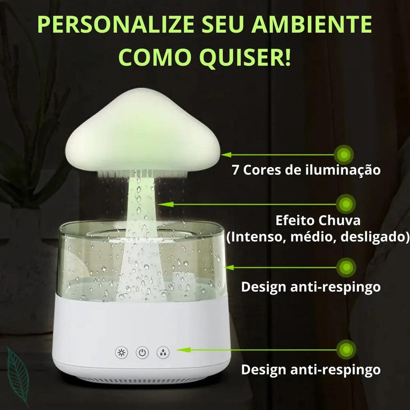 Difusor e umidificador de ambientes ultrassônico NuvemAir