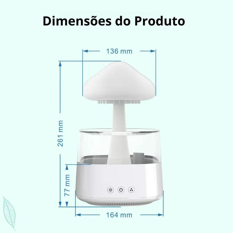 Difusor e umidificador de ambientes ultrassônico NuvemAir